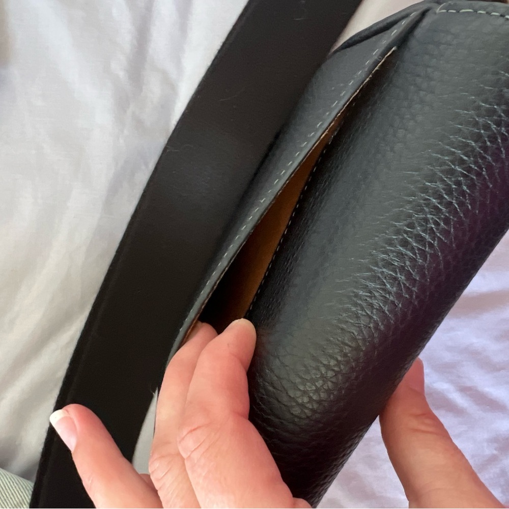 Coach Amelia Small Black Pebbled Leather Crossbody Bag - Picture 7 of 10
